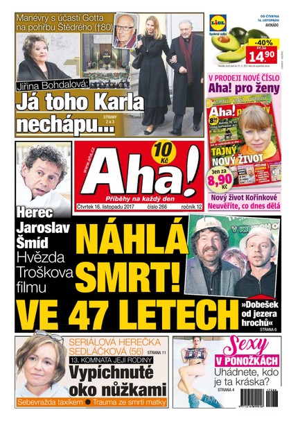 E-magazín AHA! - 16.11.2017 - CZECH NEWS CENTER a. s.