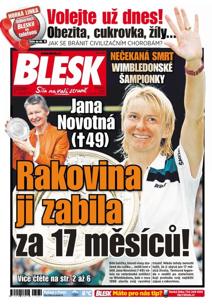 E-magazín Blesk - 21.11.2017 - CZECH NEWS CENTER a. s.