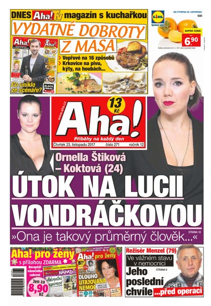 E-magazín AHA! - 23.11.2017 - CZECH NEWS CENTER a. s.