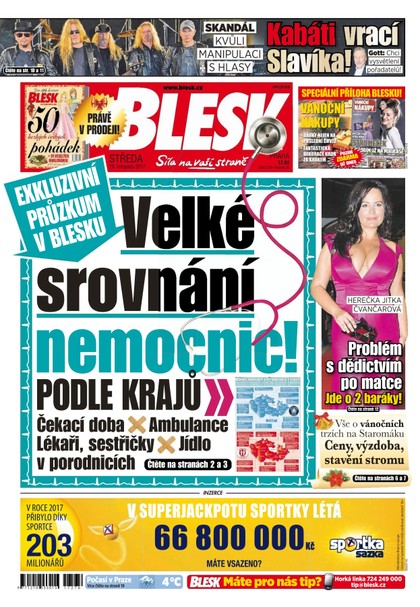 E-magazín Blesk - 29.11.2017 - CZECH NEWS CENTER a. s.
