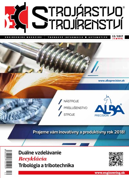 E-magazín STROJÁRSTVO/STROJÍRENSTVÍ 12/2017 - MEDIA/ST s.r.o.