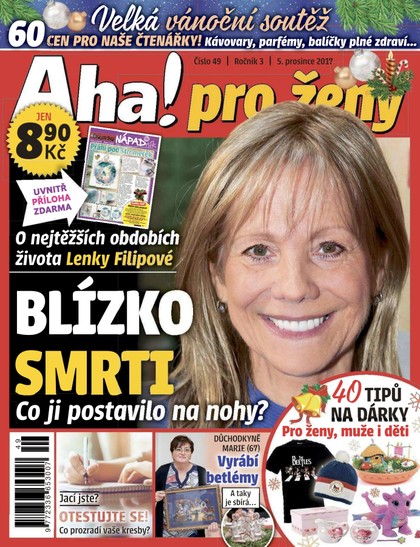 E-magazín AHA! pro ženy - 5.12.2017 - CZECH NEWS CENTER a. s.