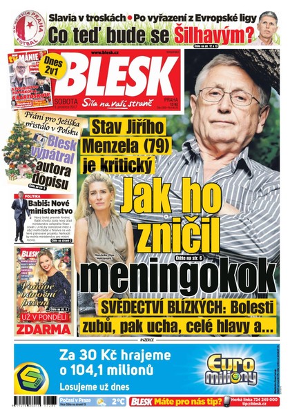 E-magazín Blesk - 9.12.2017 - CZECH NEWS CENTER a. s.