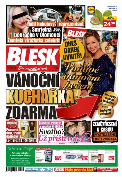 E-magazín Blesk - 11.12.2017 - CZECH NEWS CENTER a. s.