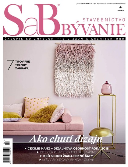 E-magazín SaB Stavebnictvo a byvanie januar/februar 2018 - MEDIA/ST s.r.o.