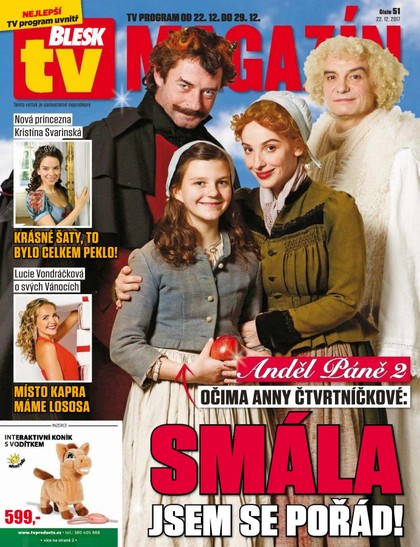 E-magazín Blesk Tv magazín - 22.12.2017 - CZECH NEWS CENTER a. s.