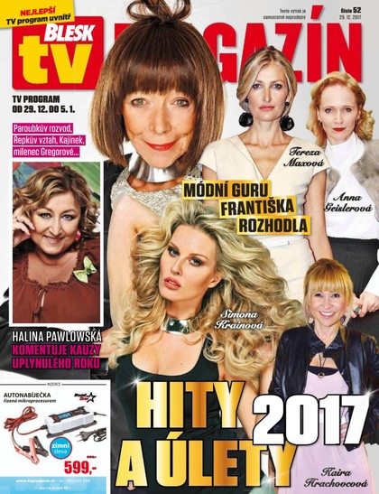 E-magazín Blesk Tv magazín - 29.12.2017 - CZECH NEWS CENTER a. s.