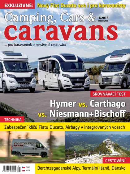 E-magazín Camping, Cars &amp; Caravans 1/2018 - NAKLADATELSTVÍ MISE, s.r.o.