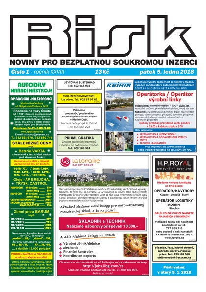 E-magazín Risk 1/2018 - Risk