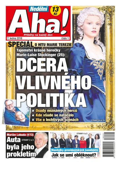 E-magazín Nedělní AHA! - 7.1.2018 - CZECH NEWS CENTER a. s.