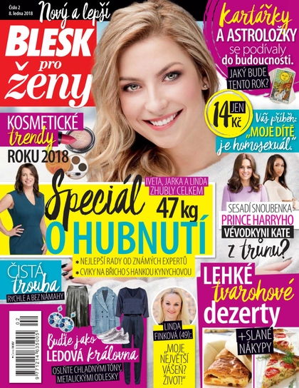 E-magazín Blesk pro ženy - 8.1.2018 - CZECH NEWS CENTER a. s.