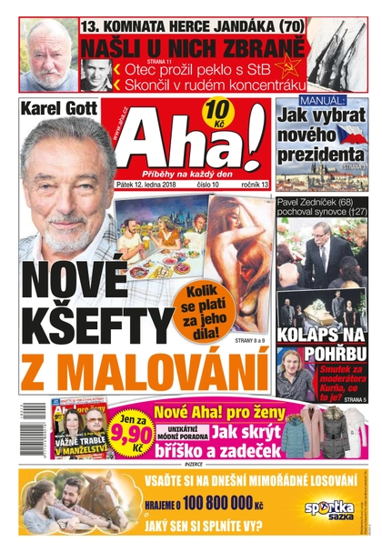 E-magazín AHA! - 12.1.2018 - CZECH NEWS CENTER a. s.