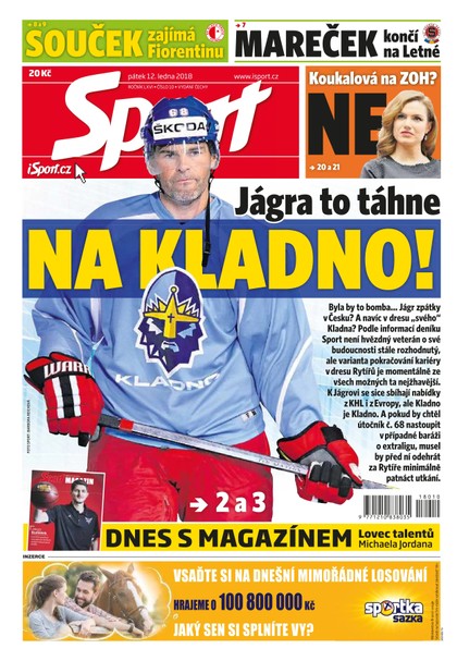E-magazín Sport - 12.1.2018 - CZECH NEWS CENTER a. s.
