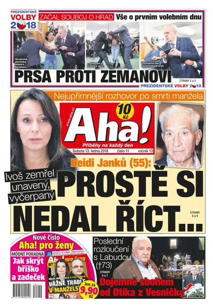 E-magazín AHA! - 13.1.2018 - CZECH NEWS CENTER a. s.