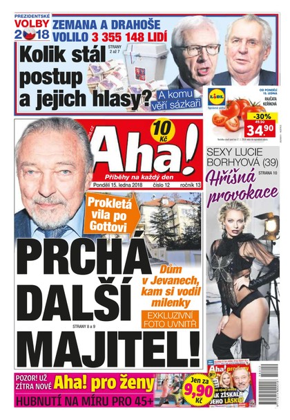 E-magazín AHA! - 15.1.2018 - CZECH NEWS CENTER a. s.
