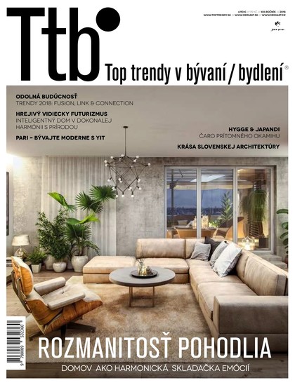 E-magazín Top trendy v bývaní 2018 - MEDIA/ST s.r.o.