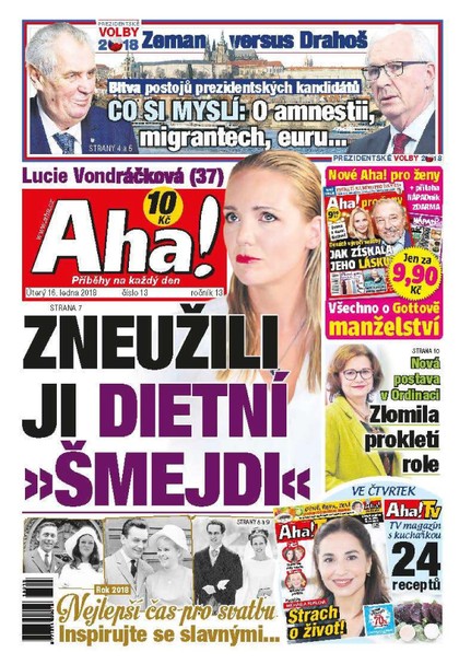 E-magazín AHA! - 16.1.2018 - CZECH NEWS CENTER a. s.