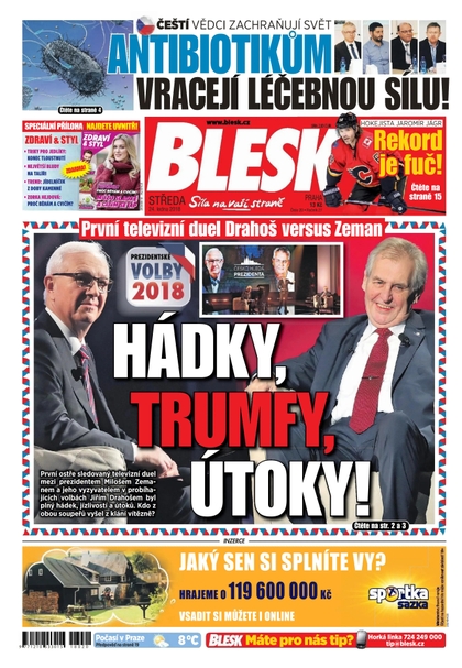 E-magazín Blesk - 24.1.2018 - CZECH NEWS CENTER a. s.