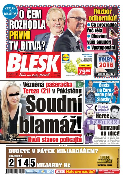 E-magazín Blesk - 25.1.2018 - CZECH NEWS CENTER a. s.
