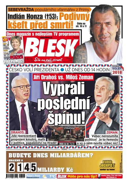 E-magazín Blesk - 26.1.2018 - CZECH NEWS CENTER a. s.