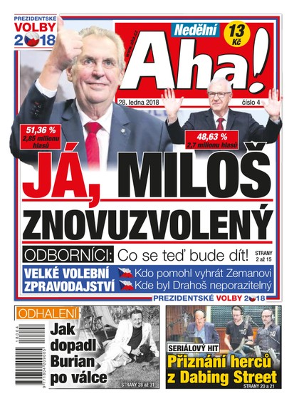 E-magazín Nedělní AHA! - 28.1.2018 - CZECH NEWS CENTER a. s.