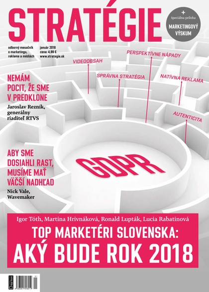 E-magazín Strategie 1/2018 - MAFRA Slovakia, a.s.