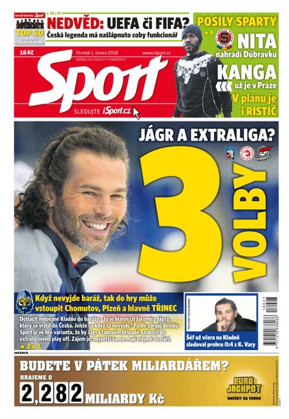E-magazín Sport - 1.2.2018 - CZECH NEWS CENTER a. s.