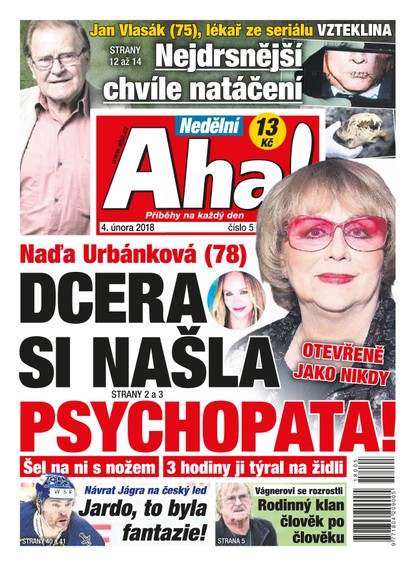 E-magazín Nedělní AHA! - 4.2.2018 - CZECH NEWS CENTER a. s.
