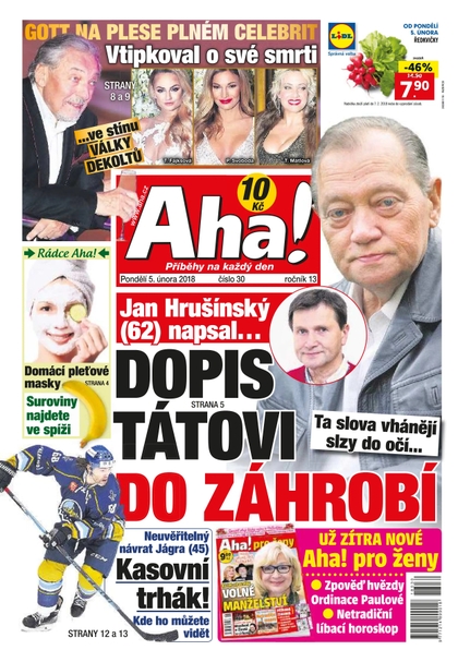 E-magazín AHA! - 5.2.2018 - CZECH NEWS CENTER a. s.