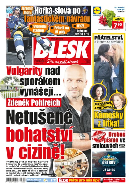 E-magazín Blesk - 5.2.2018 - CZECH NEWS CENTER a. s.