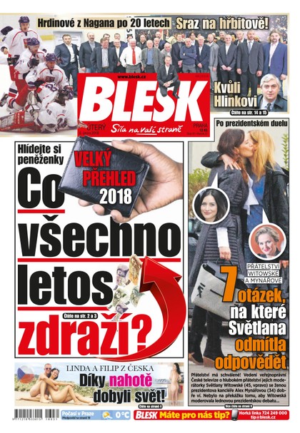 E-magazín Blesk - 6.2.2018 - CZECH NEWS CENTER a. s.