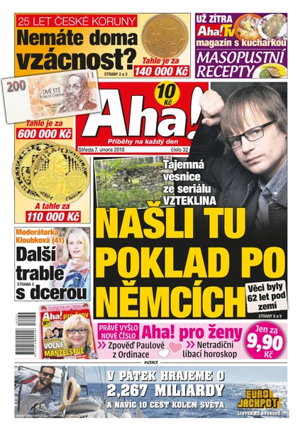 E-magazín AHA! - 7.2.2018 - CZECH NEWS CENTER a. s.