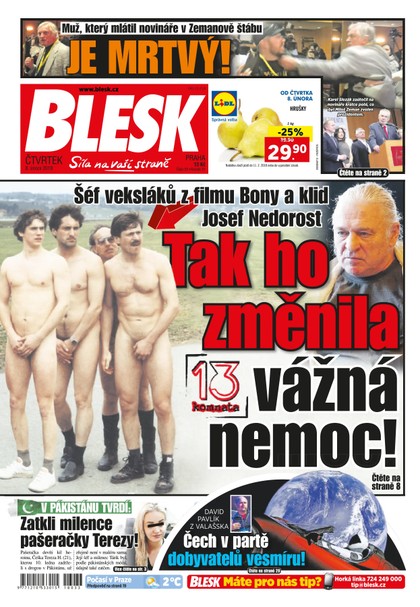 E-magazín Blesk - 8.2.2018 - CZECH NEWS CENTER a. s.