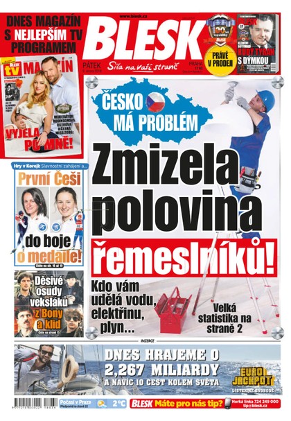 E-magazín Blesk - 9.2.2018 - CZECH NEWS CENTER a. s.
