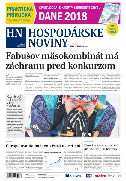 E-magazín Hospodárske noviny 12.02.2018 - MAFRA Slovakia, a.s.