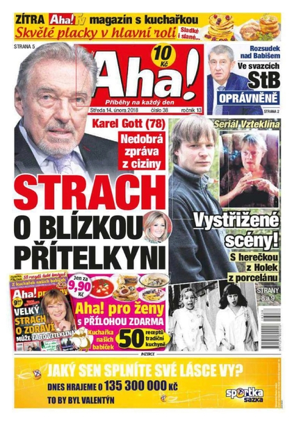 E-magazín AHA! - 14.2.2018 - CZECH NEWS CENTER a. s.