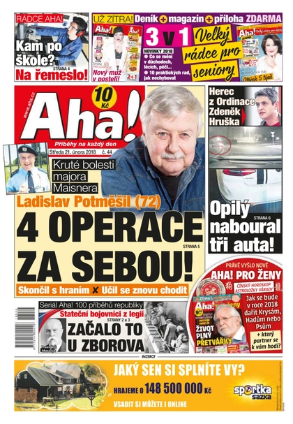 E-magazín AHA! - 21.2.2018 - CZECH NEWS CENTER a. s.