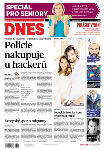 E-magazín MF DNES - 23.2.2018 - MAFRA, a.s.