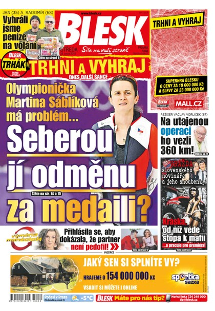 E-magazín Blesk - 28.2.2018 - CZECH NEWS CENTER a. s.