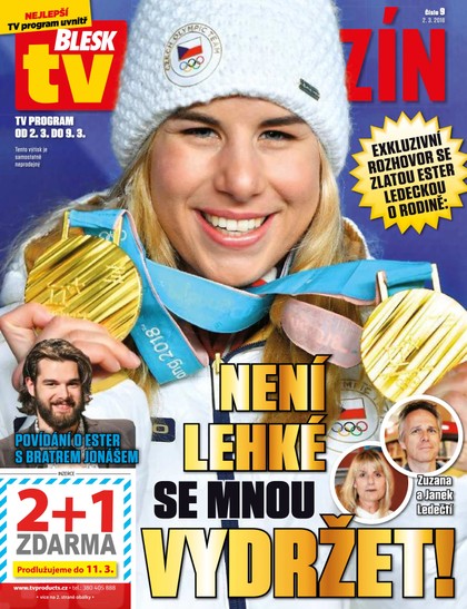 E-magazín Blesk Tv magazín - 2.3.2018 - CZECH NEWS CENTER a. s.