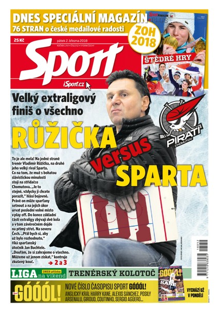 E-magazín Sport - 2.3.2018 - CZECH NEWS CENTER a. s.