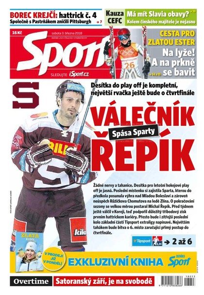 E-magazín Sport - 3.3.2018 - CZECH NEWS CENTER a. s.