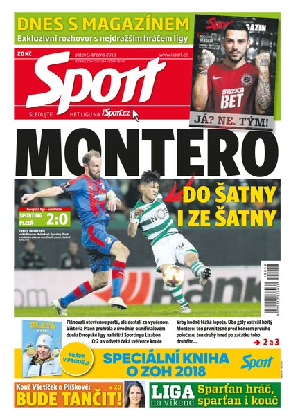 E-magazín Sport - 9.3.2018 - CZECH NEWS CENTER a. s.