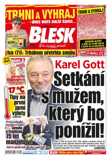 E-magazín Blesk - 10.3.2018 - CZECH NEWS CENTER a. s.