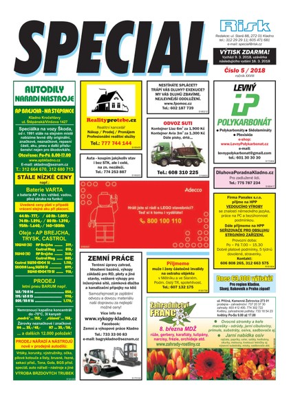 E-magazín Special 5/2018 - Risk
