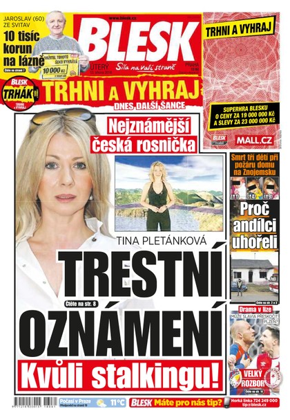 E-magazín Blesk - 13.3.2018 - CZECH NEWS CENTER a. s.