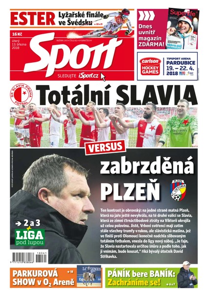 E-magazín Sport - 13.3.2018 - CZECH NEWS CENTER a. s.