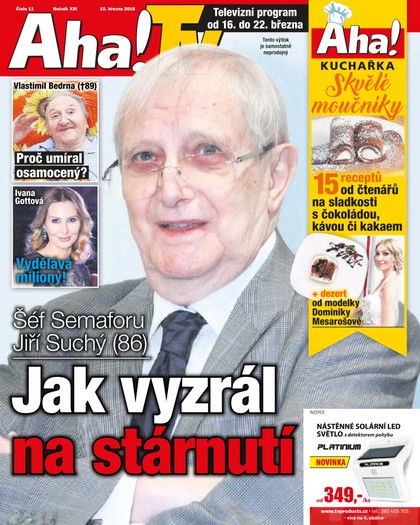 E-magazín AHA! Tv - 15.3.2018 - CZECH NEWS CENTER a. s.