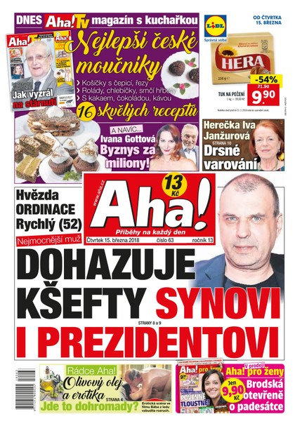 E-magazín AHA! - 15.3.2018 - CZECH NEWS CENTER a. s.