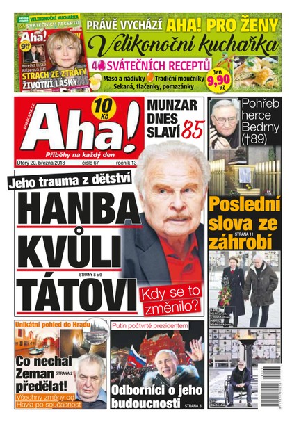 E-magazín AHA! - 20.3.2018 - CZECH NEWS CENTER a. s.